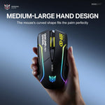 Mouse da gioco ONIKUMA DM06 RGB a tre modalità
