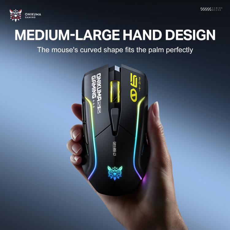 Mouse da gioco ONIKUMA DM06 RGB a tre modalità