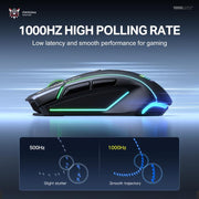 Mouse da gioco ONIKUMA DM06 RGB a tre modalità