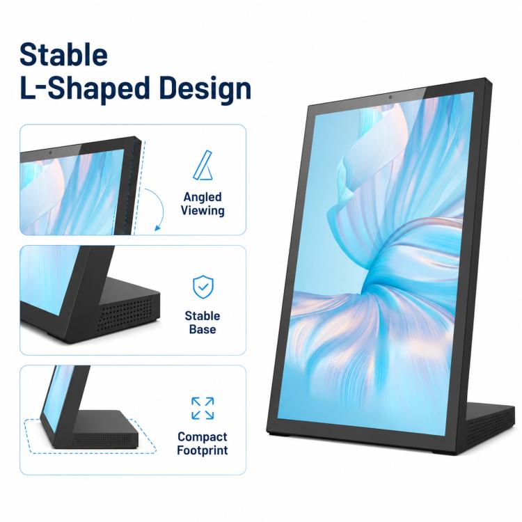 Tablet PC commerciale 15,6" touch Android 15 con alimentatore
