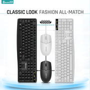 SHIPADOO D330 Wired Keyboard Mouse Set