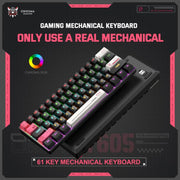 Tastiera meccanica ONIKUMA MT605 61 tasti RGB