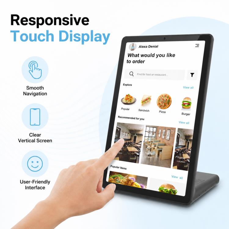 Display digitale interattivo 10,95" con sistema Android 14