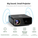 AUN U001 Pro 1080P 2050ANSI per Google TV con sistema operativo Android 14 Smart Projector, EU Plug, US Plug, UK Plug, AU Plug