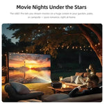 AUN U001 Pro 1080P 2050ANSI per Google TV con sistema operativo Android 14 Smart Projector, EU Plug, US Plug, UK Plug, AU Plug