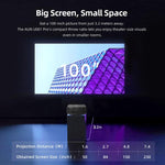 AUN U001 Pro 1080P 2050ANSI per Google TV con sistema operativo Android 14 Smart Projector, EU Plug, US Plug, UK Plug, AU Plug