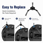 Accessori di ricambio per robot aspirapolvere Xiaomi Mijia STYTJ02YM / 3C, Dual Black Triangle Side Brush, Dust Box, Main Brush, White Main Brush Cover, Black Main Brush Cover, Dual White Triangle Side Brush, Wet Dry Separation Mop Pad, Disposable Mop ...