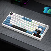 SHIPADOO JK750 Blue Switch RGB 79 Keys Three Modes Mechanical Keyboard