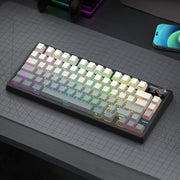 SHIPADOO JK750 Blue Switch RGB 79 Keys Three Modes Mechanical Keyboard