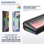 Tastiera meccanica SHIPADOO JK980 con switch blu RGB