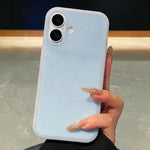 Custodia per telefono in silicone liquido effetto pelle di gelato, For iPhone 17, For iPhone 16 Pro Max