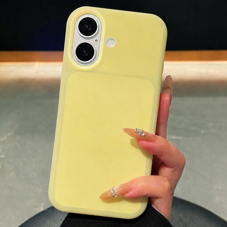 Custodia per telefono in silicone liquido effetto pelle di gelato, For iPhone 17, For iPhone 16 Pro Max