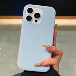 Custodia per telefono in silicone liquido effetto pelle di gelato, For iPhone 17, For iPhone 16 Pro Max