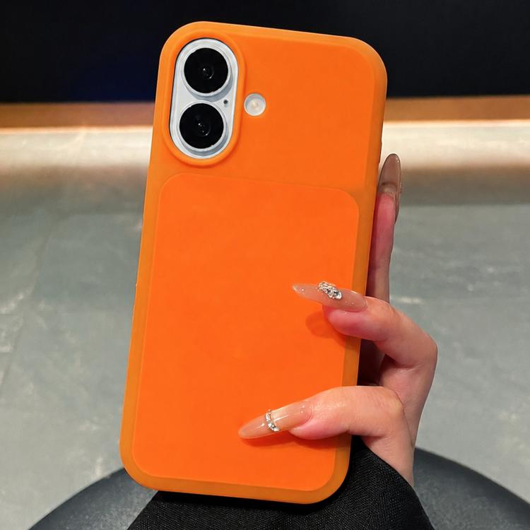Custodia per telefono in silicone liquido effetto pelle di gelato, For iPhone 16 Pro, For iPhone 16