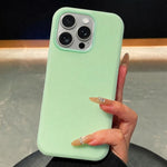 Custodia per telefono in silicone liquido effetto pelle di gelato, For iPhone 15 Pro Max, For iPhone 15 Pro