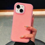 Custodia per telefono in silicone liquido effetto pelle di gelato, For iPhone 15, For iPhone 14