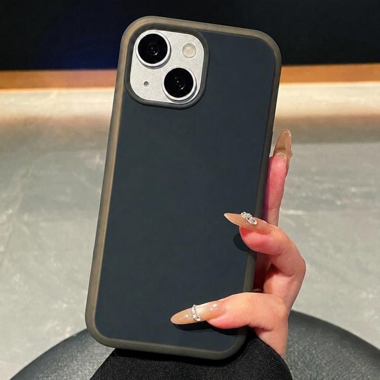Custodia per telefono in silicone liquido effetto pelle di gelato, For iPhone 15, For iPhone 14