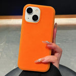 Custodia per telefono in silicone liquido effetto pelle di gelato, For iPhone 15, For iPhone 14