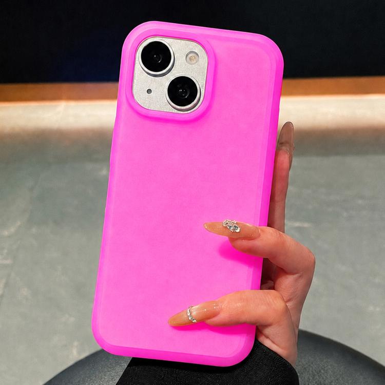 Custodia per telefono in silicone liquido effetto pelle di gelato, For iPhone 15, For iPhone 14