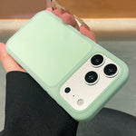 Custodia per telefono in silicone liquido effetto pelle di gelato, For iPhone 17 Pro Max, For iPhone 17 Pro