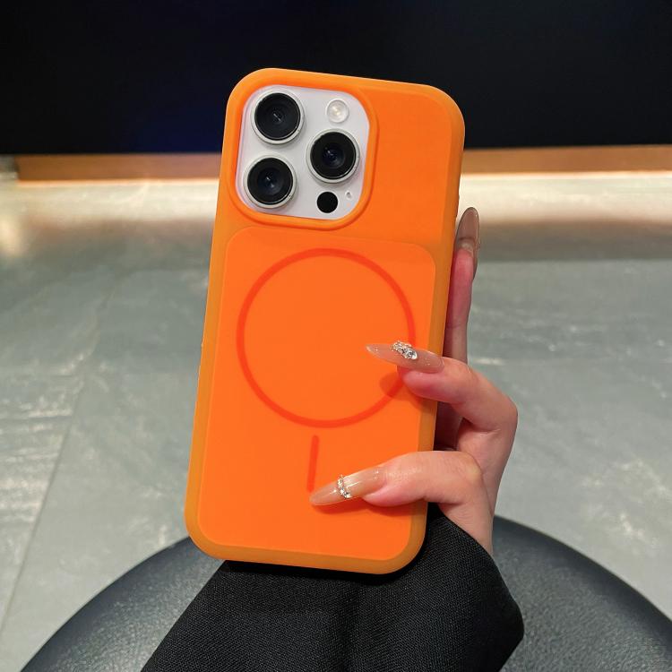 Custodia per telefono magnetica in silicone liquido con effetto pelle di gelato, con cerchi sottili., For iPhone 15 Pro Max, For iPhone 15 Pro