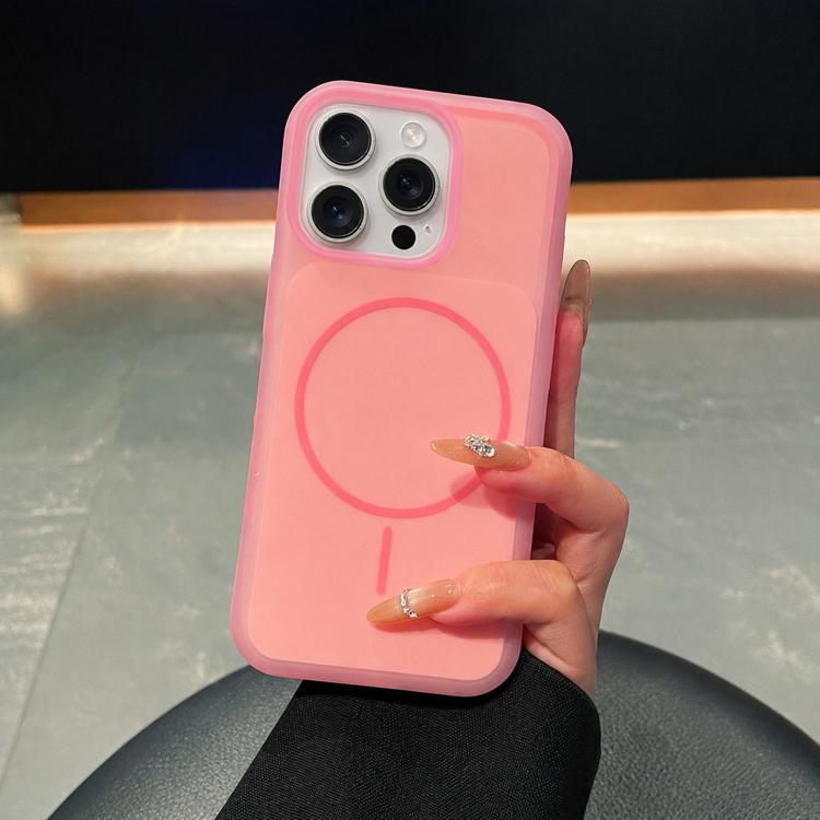 Custodia per telefono magnetica in silicone liquido con effetto pelle di gelato, con cerchi sottili., For iPhone 14 Pro, For iPhone 14 Pro Max