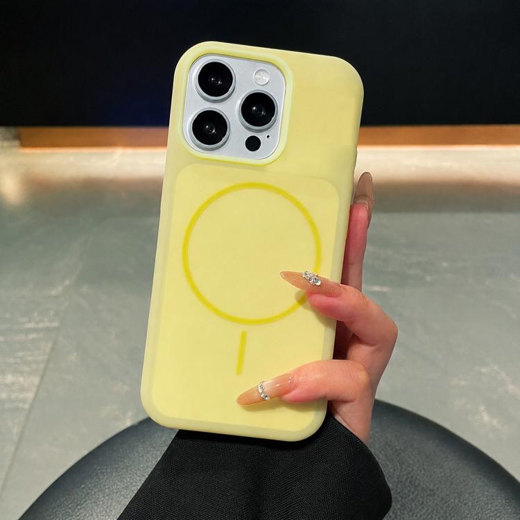 Custodia per telefono magnetica in silicone liquido con effetto pelle di gelato, con cerchi sottili., For iPhone 13 Pro Max, For iPhone 13
