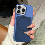 Custodia per telefono magnetica in silicone liquido con effetto pelle di gelato, con cerchi sottili., For iPhone 13 Pro Max, For iPhone 13