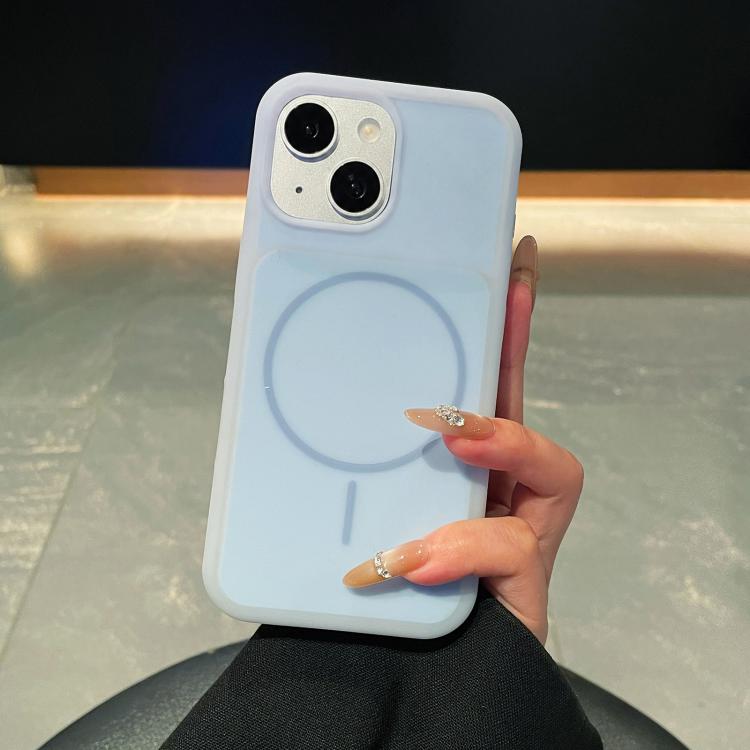 Custodia per telefono magnetica in silicone liquido con effetto pelle di gelato, con cerchi sottili., For iPhone 13 Pro Max, For iPhone 13