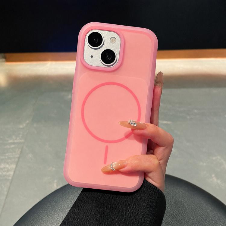 Custodia per telefono magnetica in silicone liquido con effetto pelle di gelato, con cerchi sottili., For iPhone 13 Pro Max, For iPhone 13