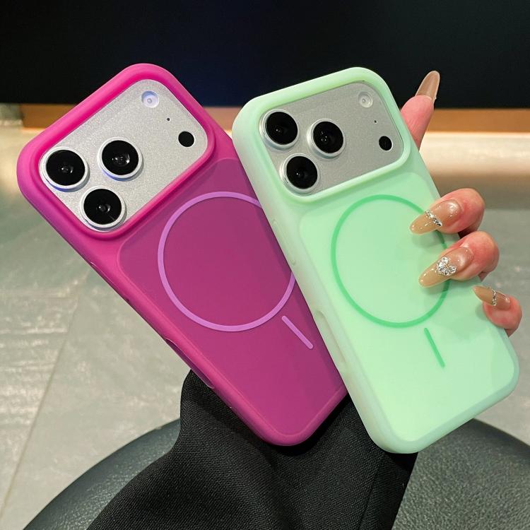 Custodia per telefono magnetica in silicone liquido con effetto pelle di gelato, con cerchi sottili., For iPhone 14 Pro, For iPhone 14 Pro Max