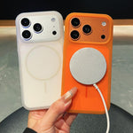 Custodia per telefono magnetica in silicone liquido con effetto pelle di gelato, con cerchi sottili., For iPhone 15 Pro Max, For iPhone 15 Pro