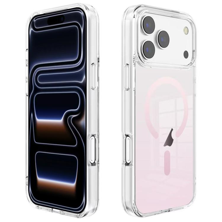 Custodia per telefono MagSafe in PC trasparente con effetto sfumato, For iPhone 17 Pro Max, For iPhone 17 Pro, For iPhone 17, For iPhone Air, For iPhone 12, For iPhone 12 Pro Max
