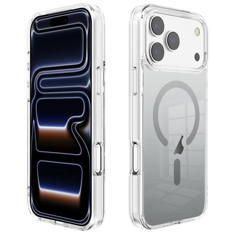 Custodia per telefono MagSafe in PC trasparente con effetto sfumato, For iPhone 17 Pro Max, For iPhone 17 Pro, For iPhone 17, For iPhone Air, For iPhone 12, For iPhone 12 Pro Max