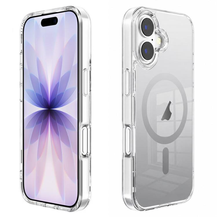 Custodia per telefono MagSafe in PC trasparente con effetto sfumato, For iPhone 17 Pro Max, For iPhone 17 Pro, For iPhone 17, For iPhone Air, For iPhone 12, For iPhone 12 Pro Max
