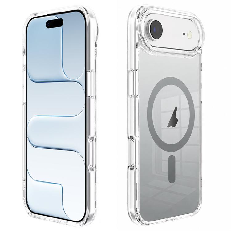 Custodia per telefono MagSafe in PC trasparente con effetto sfumato, For iPhone 17 Pro Max, For iPhone 17 Pro, For iPhone 17, For iPhone Air, For iPhone 12, For iPhone 12 Pro Max