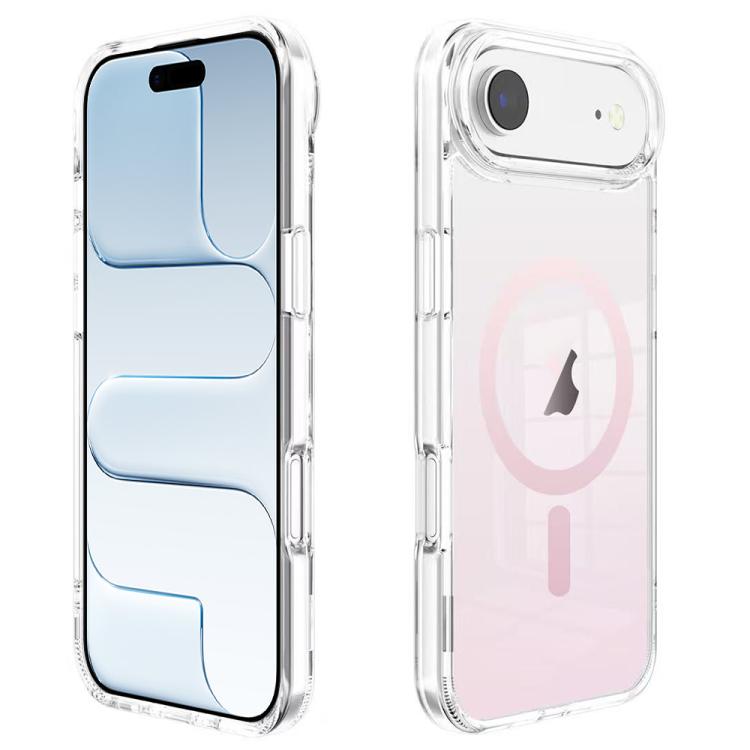Custodia per telefono MagSafe in PC trasparente con effetto sfumato, For iPhone 17 Pro Max, For iPhone 17 Pro, For iPhone 17, For iPhone Air, For iPhone 12, For iPhone 12 Pro Max