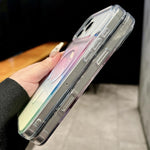 Custodia per telefono MagSafe in PC trasparente con effetto sfumato, For iPhone 12 Pro, For iPhone 11