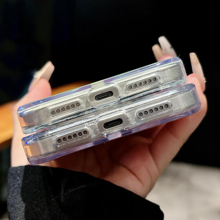 Custodia per telefono MagSafe in PC trasparente con effetto sfumato, For iPhone 17 Pro Max, For iPhone 17 Pro, For iPhone 17, For iPhone Air, For iPhone 12, For iPhone 12 Pro Max