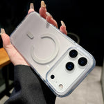 Custodia per telefono MagSafe in PC trasparente con effetto sfumato, For iPhone 12 Pro, For iPhone 11