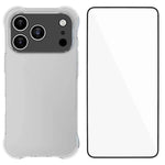Custodia TPU trasparente antiurto con pellicola per iPhone