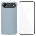 Custodia TPU trasparente antiurto con pellicola per iPhone