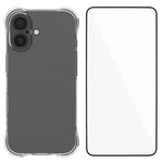 Custodia TPU trasparente antiurto con pellicola per iPhone