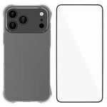 Custodia TPU trasparente antiurto con pellicola per iPhone