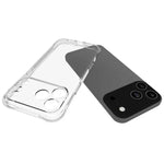 Custodia TPU trasparente antiurto con pellicola per iPhone
