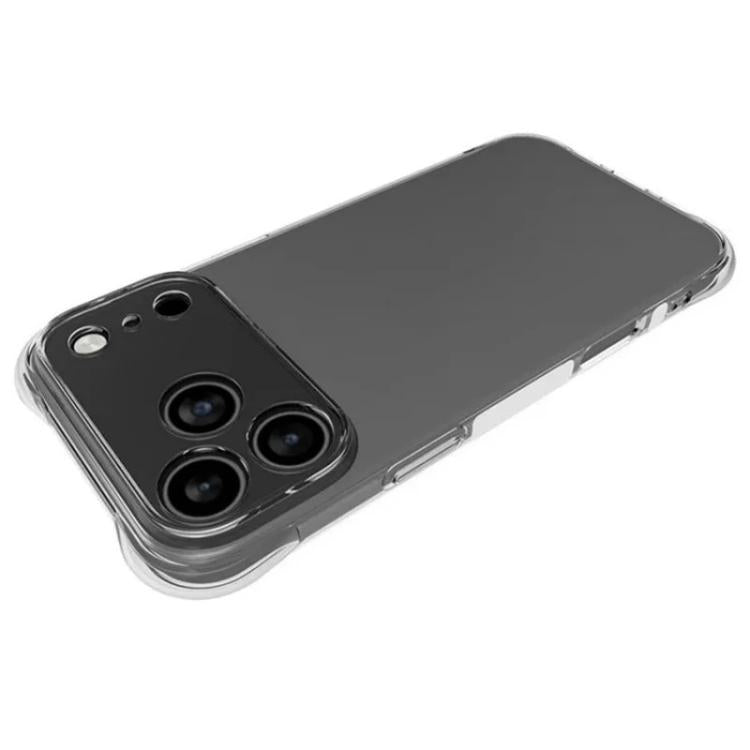 Custodia TPU trasparente antiurto con pellicola per iPhone