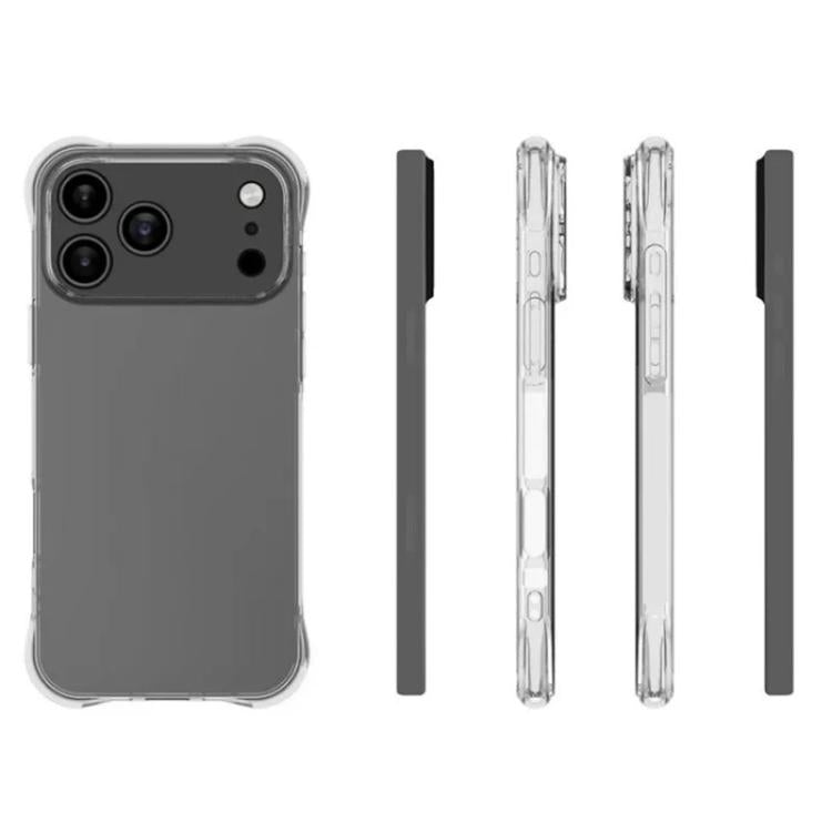 Custodia TPU trasparente antiurto con pellicola per iPhone