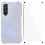 WANLONFENG Custodia per telefono in TPU trasparente antiurto a quattro angoli con pellicola protettiva per lo schermo, For Galaxy A57 5G, For Galaxy A37 5G, For Galaxy A27 5G, For Galaxy A17 5G / 4G, For Galaxy A07 4G, For Galaxy A06 5G, For Galaxy A56...