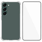 WANLONFENG Custodia per telefono in TPU trasparente antiurto a quattro angoli con pellicola protettiva per lo schermo, For Galaxy S26 FE 5G, For Galaxy S26+ 5G, For Galaxy S26 Ultra 5G, For Galaxy S26 5G, For Galaxy S25 FE 5G, For Galaxy S25 Edge 5G   ...