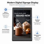 WL1039T Schermo verticale HD touchscreen per segnaletica digitale da 10,1 pollici, 4 GB + 64 GB, Android 14 RK3576S Quad Core, US Plug, EU Plug, UK Plug